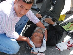 Hastaneye giderken ağır yaralandı