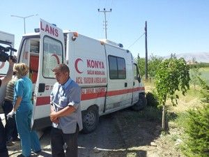 Yaralı taşıyan ambulans kaza yaptı