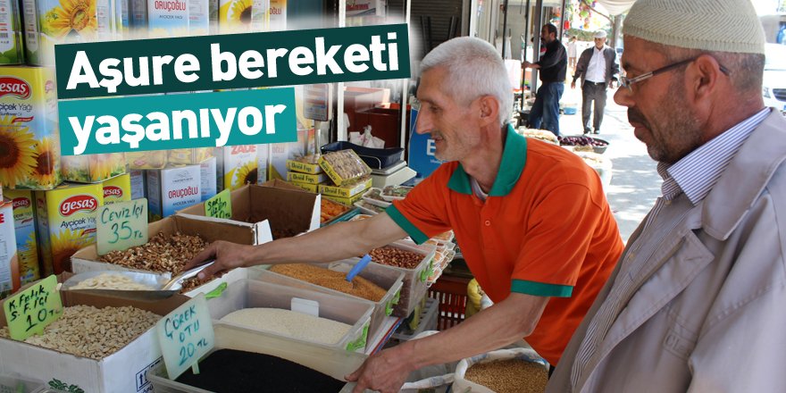 Aşure bereketi yaşanıyor