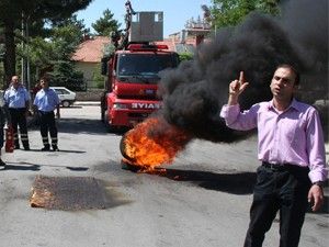 Hastanede yangın eğitimi