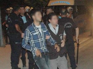 150 polis müdahale etti