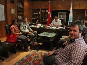 Çatalhöyük kazı ekibinden Yusuf Erdeme ziyaret