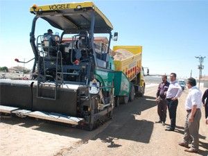 Karatayda mekanik plent ve finişer aracı incelendi