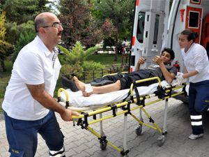 Karaman'da trafik kazası: 2 yaralı