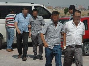 Yer kavgasının zanlıları adliyede