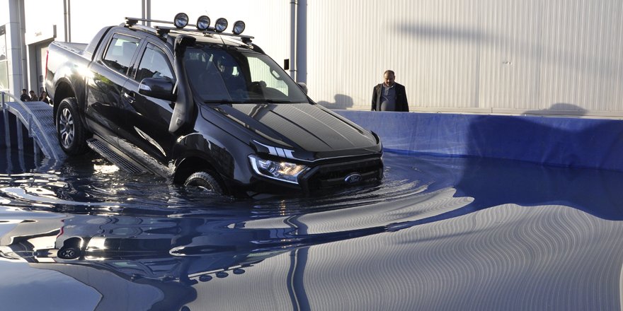 Ford Ranger "Su Geçişli Parkur Test Sürüşü" Konya'da