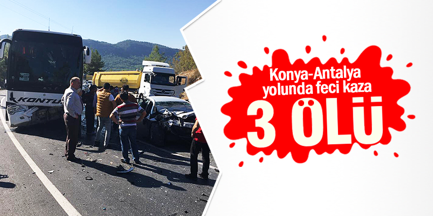 FECİ KAZA: 3 ÖLÜ