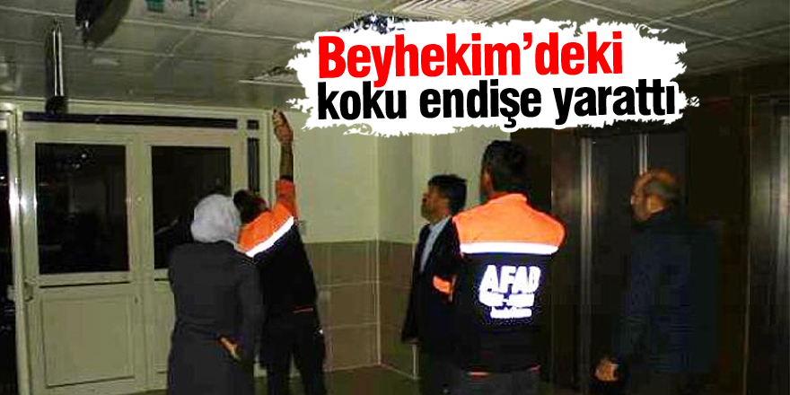 Hastanedeki koku endişe yarattı