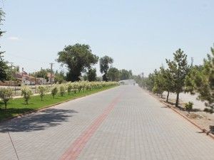 Çumraya flamingo yolu yapıldı