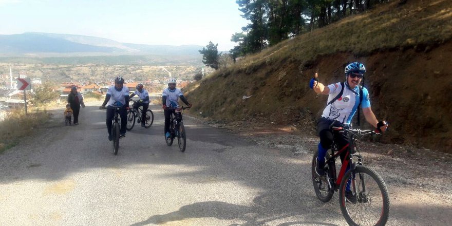 Seydişehir'den Huğlu'ya bisiklet turu