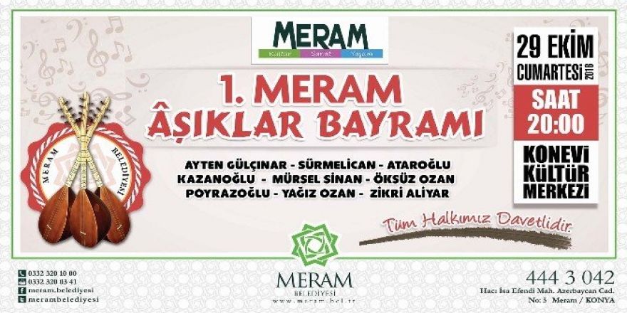 Meram’da Aşıklar Bayramı