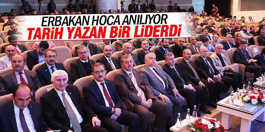 Erbakan tarih yazan bir liderdi