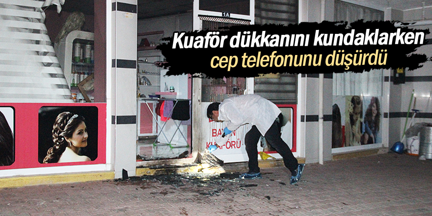 Kundakçılar kaçarken cep telefonunu düşürdü