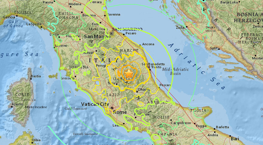 İtalya’da büyük deprem
