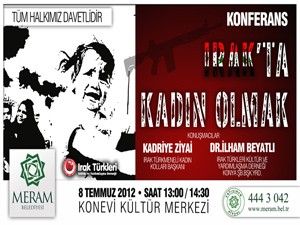 Meramda Iraklı kadınlar konuşulacak