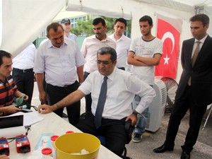 Konya Şeker çalışanlarından kan bağışı