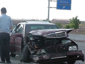 Kulu'da trafik kazası: 1 yaralı