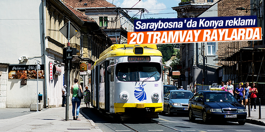 Saraybosna'da 20 tramvay raylarda