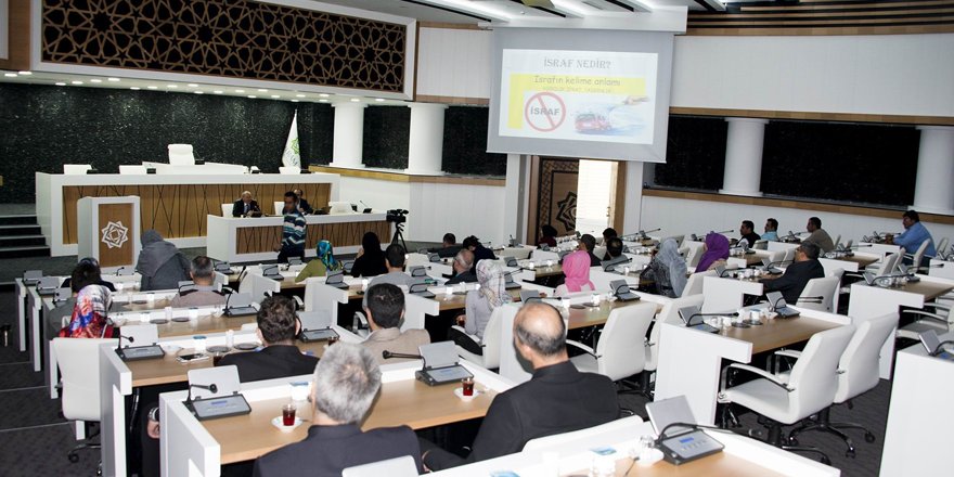 Meram Belediyesi personeline “Tasarruf Farkındalığı” semineri