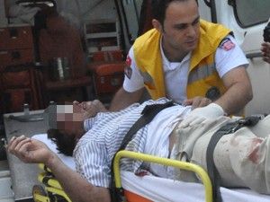 Karaman'da bir kişi bıçakla yaralandı