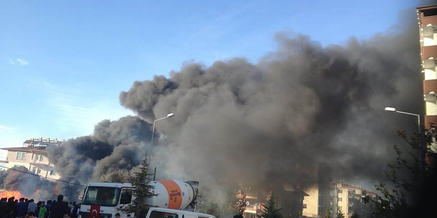 Beyşehir’de korkutan yangın