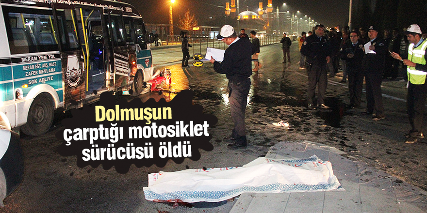 Yolcu minibüsüyle motosiklet çarpıştı: 1 ölü 1 yaralı