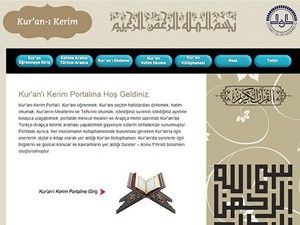 Kuran-ı Kerim portalı yayında