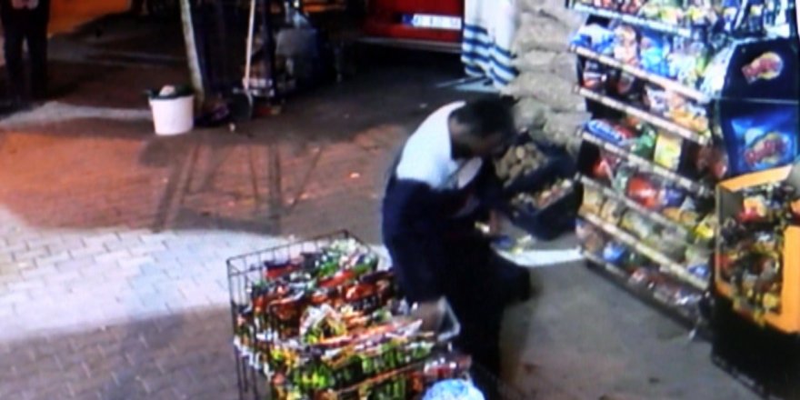 Önce cips aldı sonra cep telefonunu çaldı