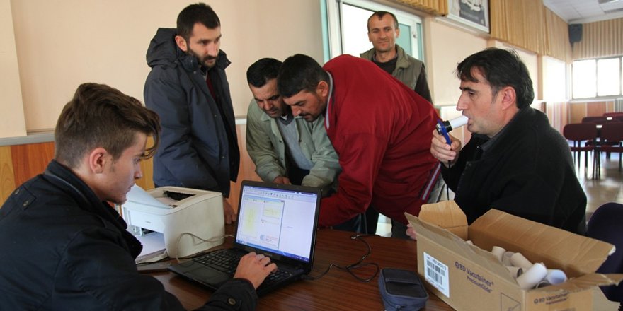 Seydişehir Belediyesi çalışanlarına sağlık taraması