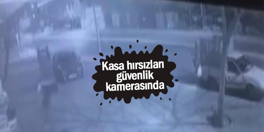 Kasa Hırsızları Güvenlik Kamerasında