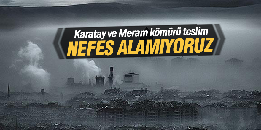 Hava kirliliği nefes aldırmıyor