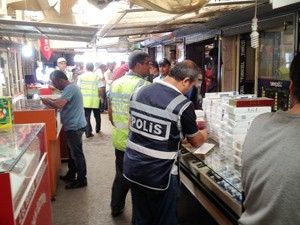 Polisten kaçak sigara baskını