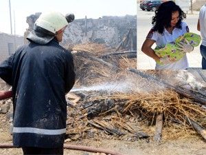 Karaman'da ev yangını