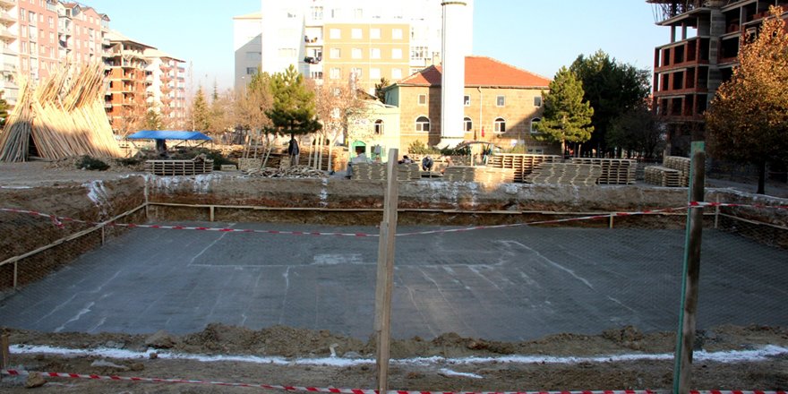 Seydişehir'de cami inşaatı temel atma töreni