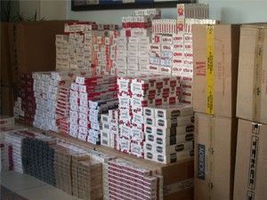 Aksaray'da kaçak sigara operasyonu
