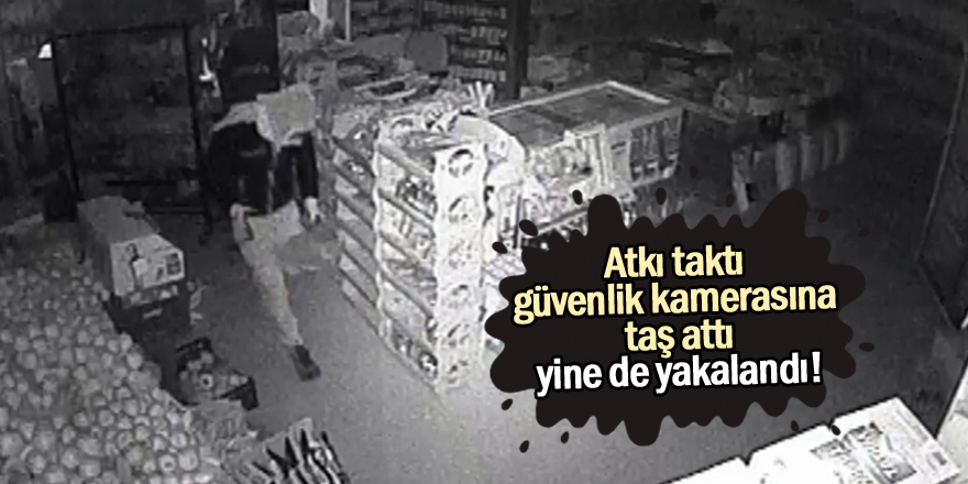 Market hırsızı güvenlik kamerasına yakalandı