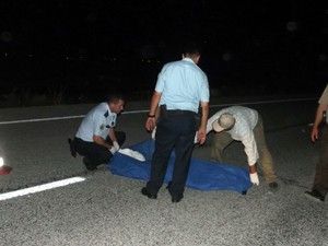 Karapınar'da otomobilin çarptığı yaya öldü