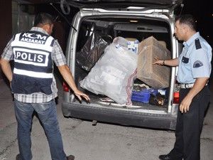 Tedirgin sürücü kendini ele verdi