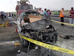 Ereğli'de trafik kazası: 2 ölü