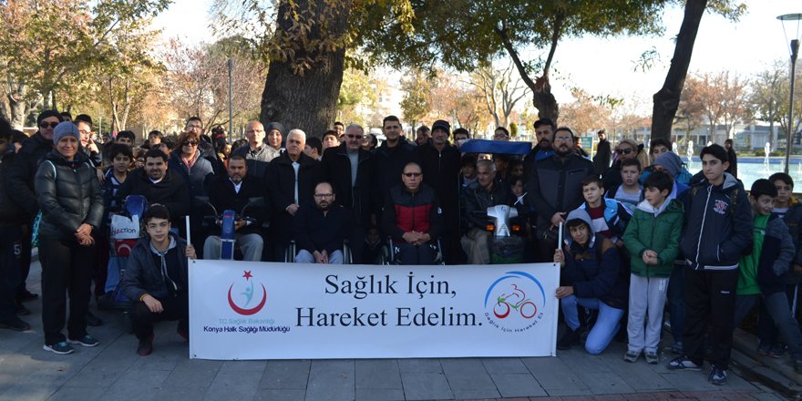 Konya’da sağlık yürüyüşü gerçekleştirildi