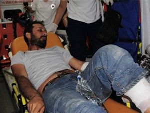 Yaralanan muhabir Türkiye'de