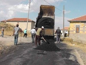 70 kilometrelik bozuk yol onarıldı