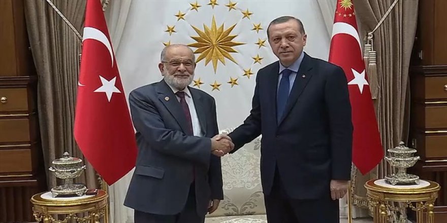Karamollaoğlu, Cumhurbaşkanı Erdoğan ile görüştü