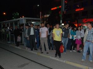 Tramvaylar gece çalışmıyor