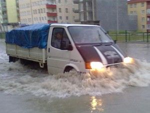 Samsun yine sele teslim