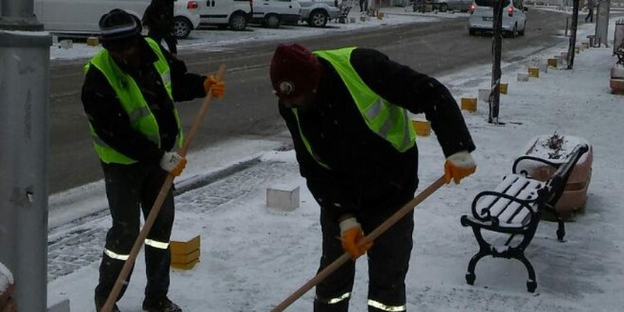 Seydişehir Belediyesi’nde karla mücadele çalışmaları