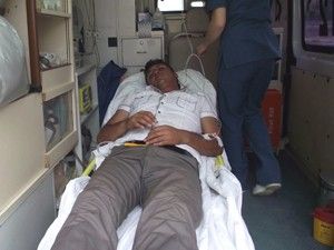 Yediği yemekten zehirlendi