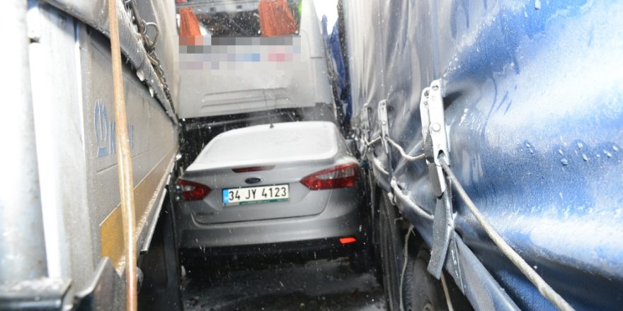 Aksaray'da zincirleme trafik kazası