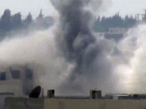 Halep ağır bombardıman altında