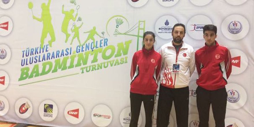 Badminton Turnuvası'nda Konya'nın gururu oldu